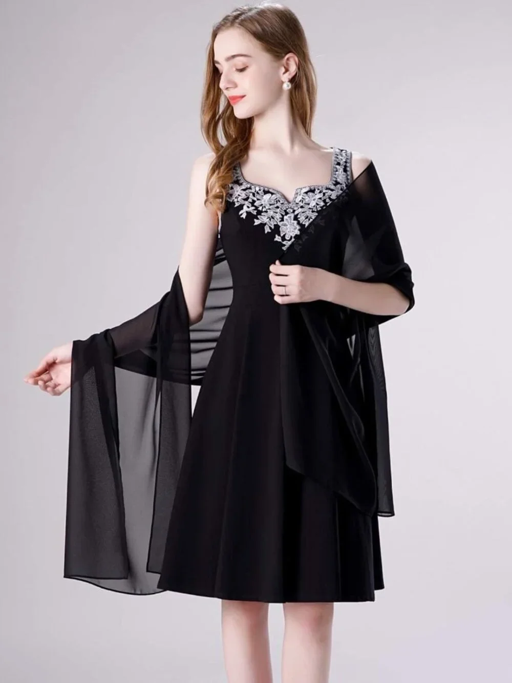 Elegant Soft Chiffon Scarves & Wraps for Weddings, Evening Dresses & Bridal Wear